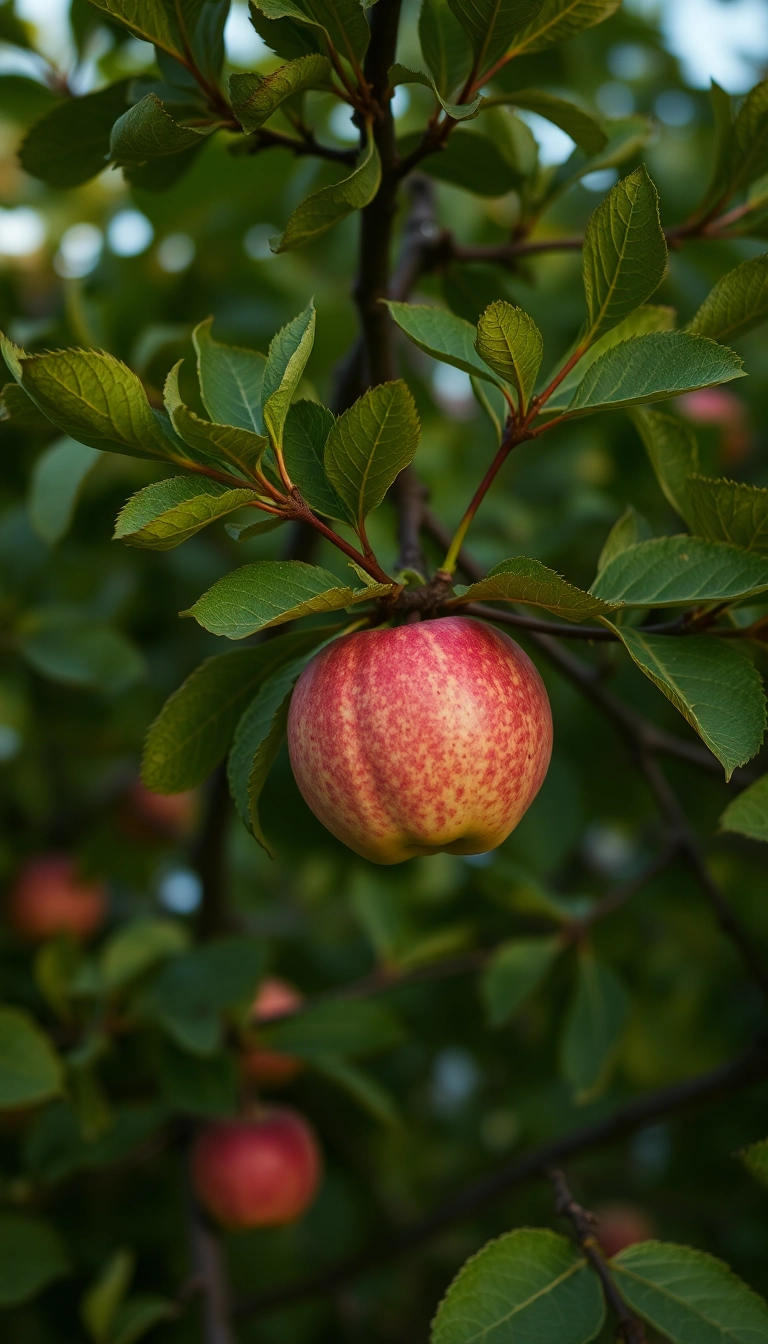 HD iPhone Apple On Tree Gorgeous Wallpaper